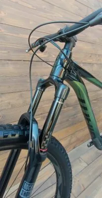 Bicicleta Second Hand Giant Reign verde negru Rock - marime L - imagine 6