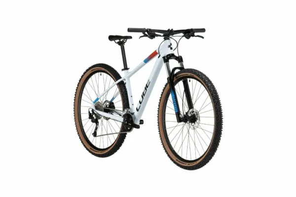 Bicicleta Cube Aim SLX  white blue red 18 29 XL - imagine 3
