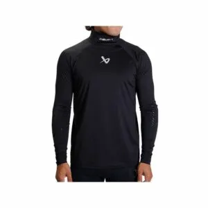 Bluza BAUER cu gatiera gry/negru yth S