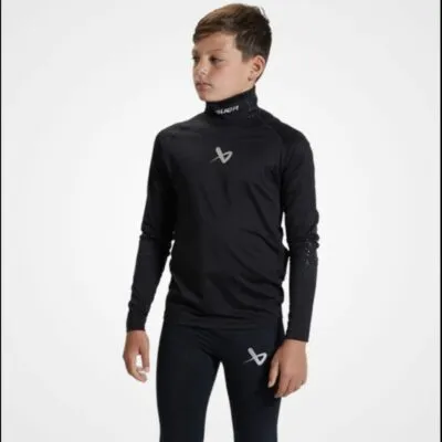 Bluza BAUER cu gatiera gry/negru yth L - imagine 2