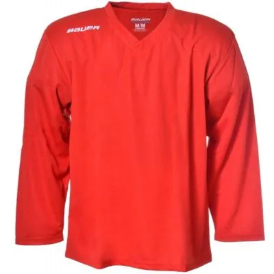 Tricou BAUER antrenament flex rosu yth M-L