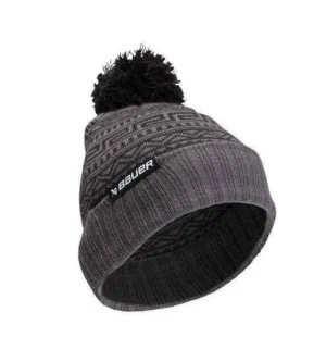 Caciula BAUER NE Intarsia Pom negru Sr