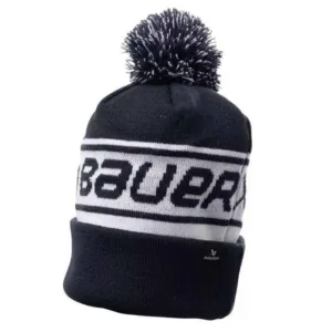 Caciula BAUER Ribbed Pom Pom Sr albastru