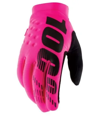 Manusi 100Percent Brisker Cold Weather L neon pink