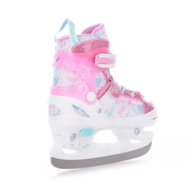 Patine Reglabile TEMPISH ICE SKY GIRL 26-29 pink alb - imagine 3