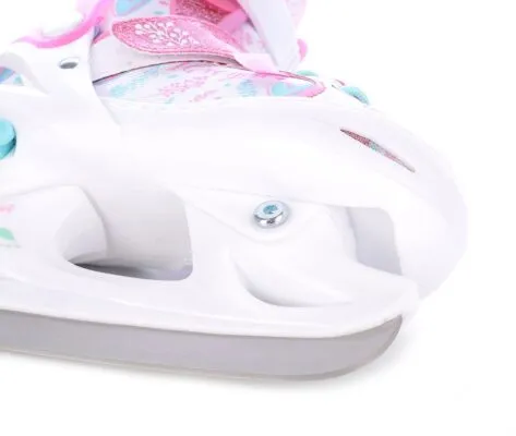 Patine Reglabile TEMPISH ICE SKY GIRL 30-33 pink alb - imagine 5
