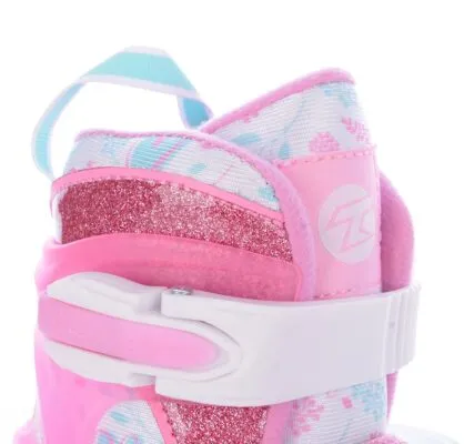 Patine Reglabile TEMPISH ICE SKY GIRL 30-33 pink alb - imagine 7