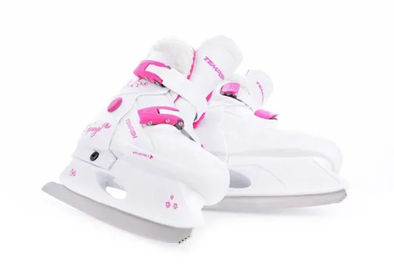 Patine Reglabile TEMPISH FUR EXPANZE PLUS GIRL 29-32 alb pink - imagine 6