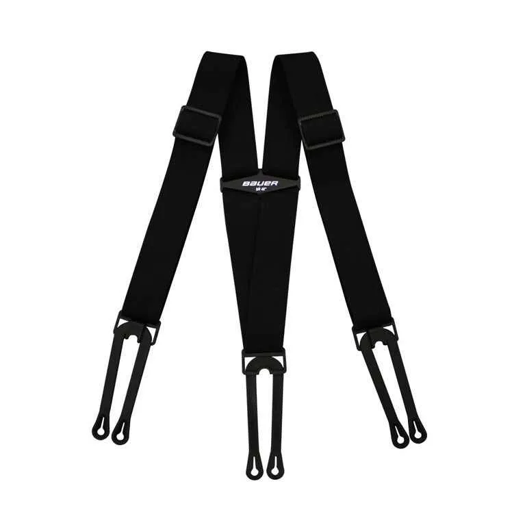 Bretele Bauer negru YTH copii L-XL