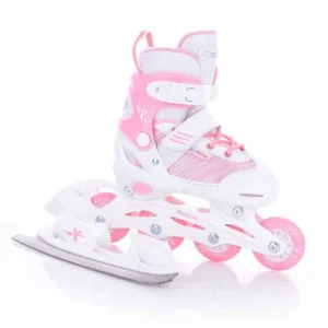 Patine Reglabile TEMPISH ORIN GIRL DUO pink alb 38-41