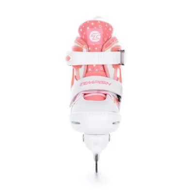 Patine Reglabile TEMPISH RS TON ICE GIRL 26-29 pink alb - imagine 3