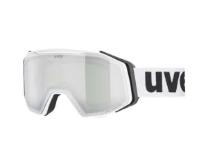 Ochelari schi UVEX Gravity FM white mat/silver-green