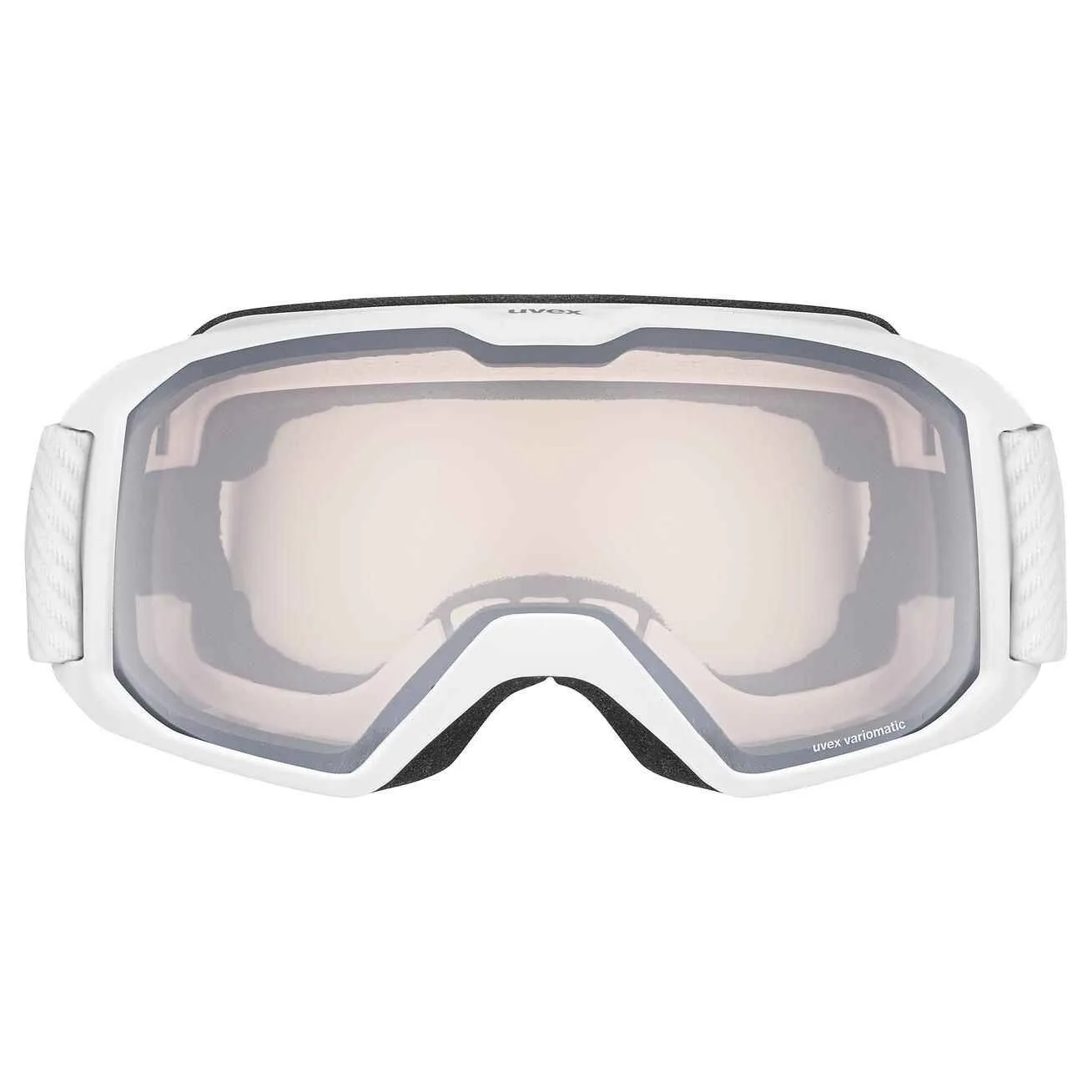 Ochelari schi Uvex Xcitd V white mat/silver-clear S1-S3 - imagine 2