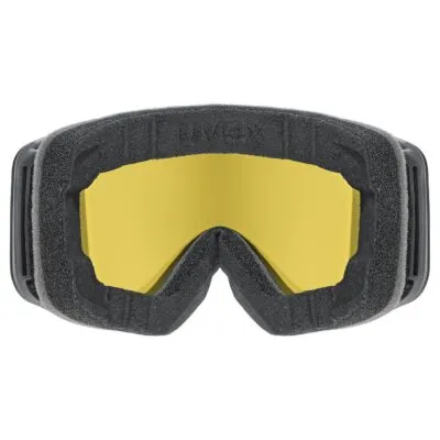 Ochelari schi Uvex Pwdr FM black matt dl/green-clear S2 - imagine 3