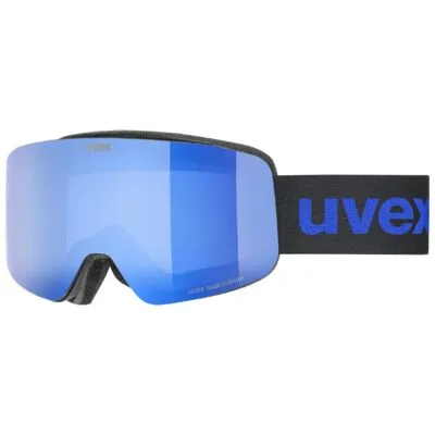 Ochelari schi Uvex Pwdr FM black matt dl/blue-clear S2