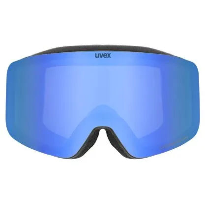 Ochelari schi Uvex Pwdr FM black matt dl/blue-clear S2 - imagine 2