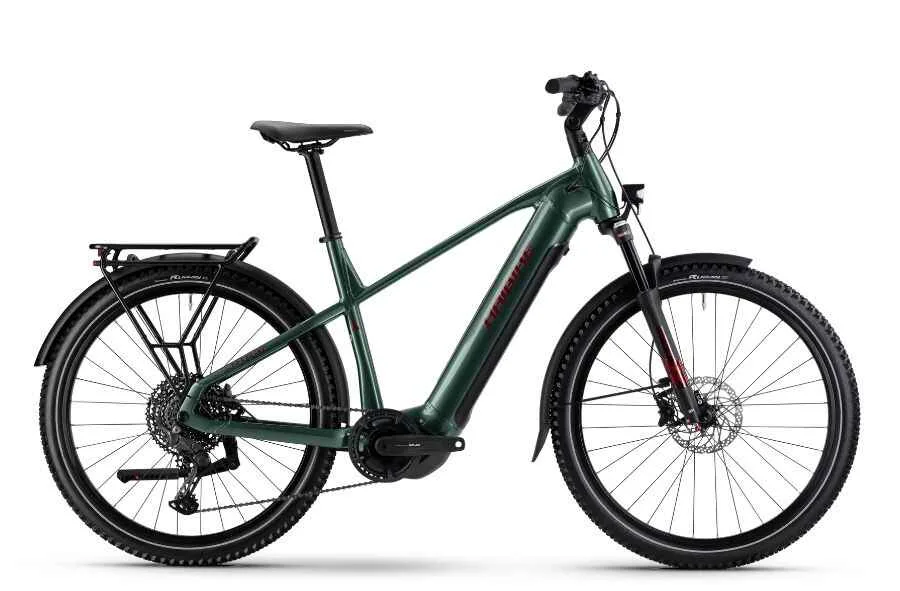 e-bike Haibike TREKKING 5 27.5 High Cues 11 720Wh 2025 XL olive/red gloss glossy