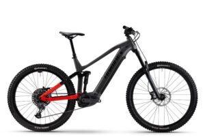 e-bike Haibike ALLMTN 4 NX Eagle 12 800Wh 2025 silver/red/black glossy L