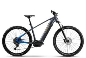Bicieleta electrica e-bike Haibike ALLTRACK 6.5 29 Cues 11 600Wh gri albastru galben M
