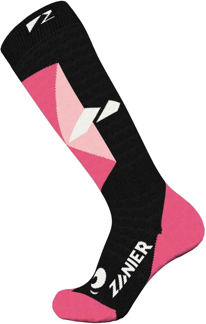 Sosete Zanier ZNOWMAN SOCK black-fuchsia size M