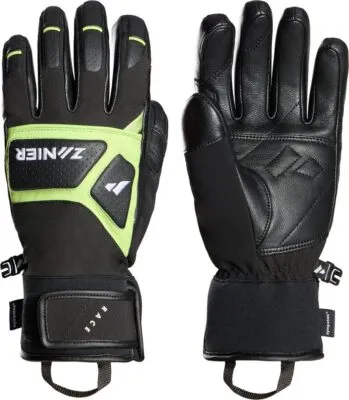 Manusi Zanier RACE-PRO.STX Jr black-neonlime size 4