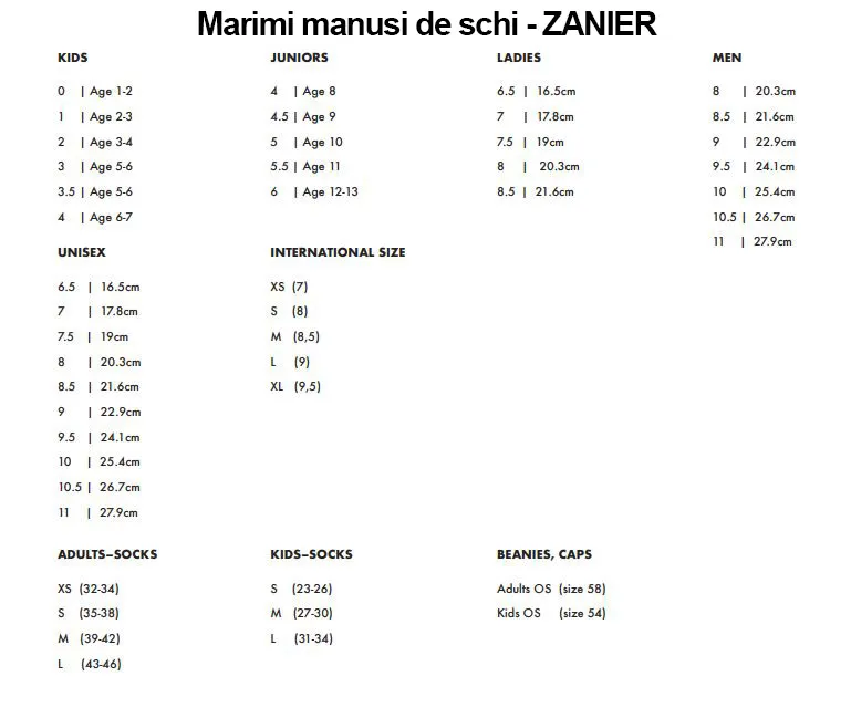 Manusi Zanier STUBAI.STX MITTEN Lady black/black size 8 - imagine 2