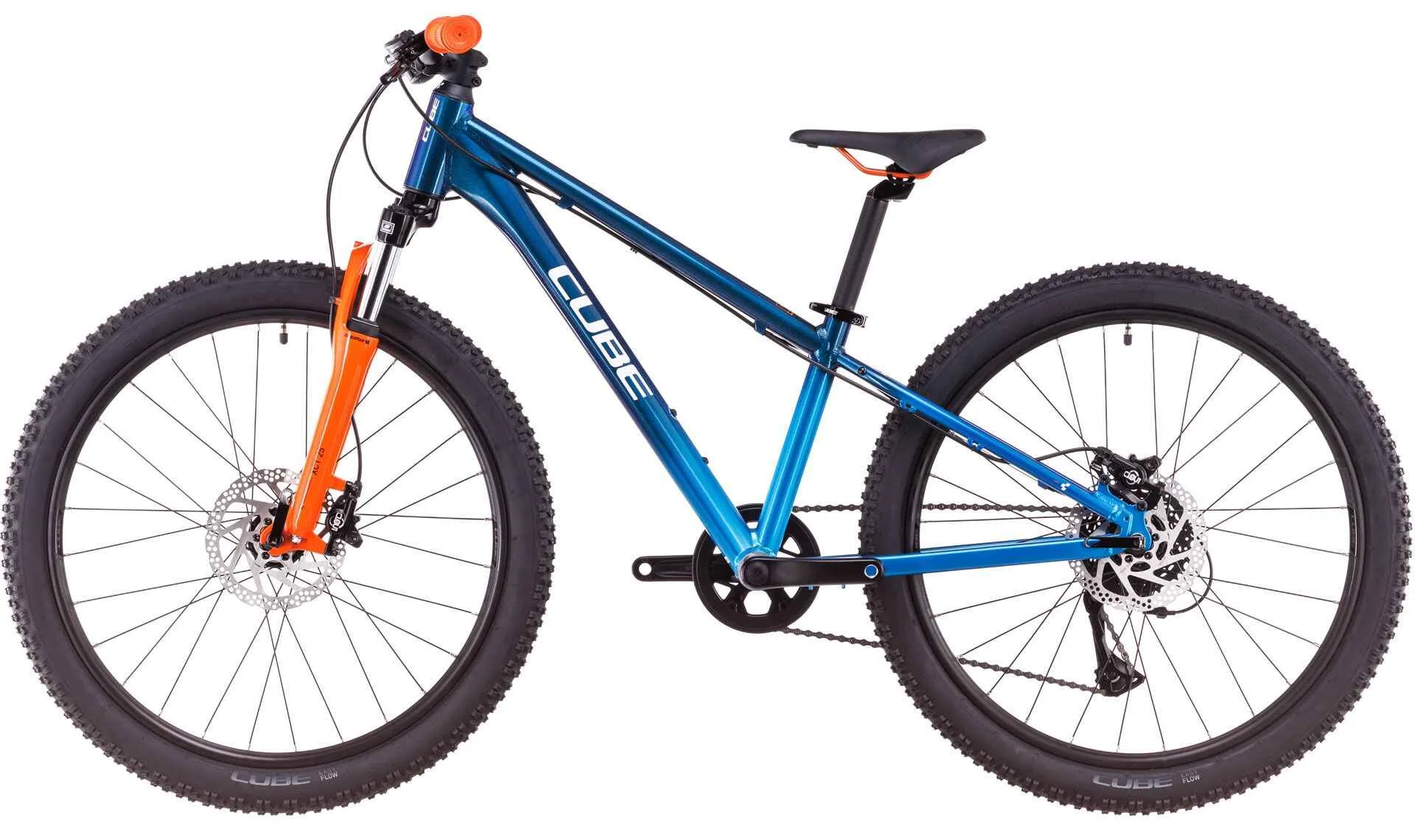 Bicicleta Cube Acid 240 Disc actionteam blue orange 24 - imagine 2