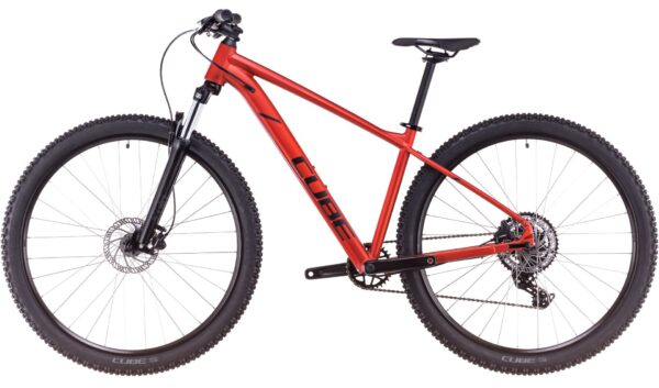 Bicicleta Cube Aim Pro fireorange black 15 27.5 S - imagine 2