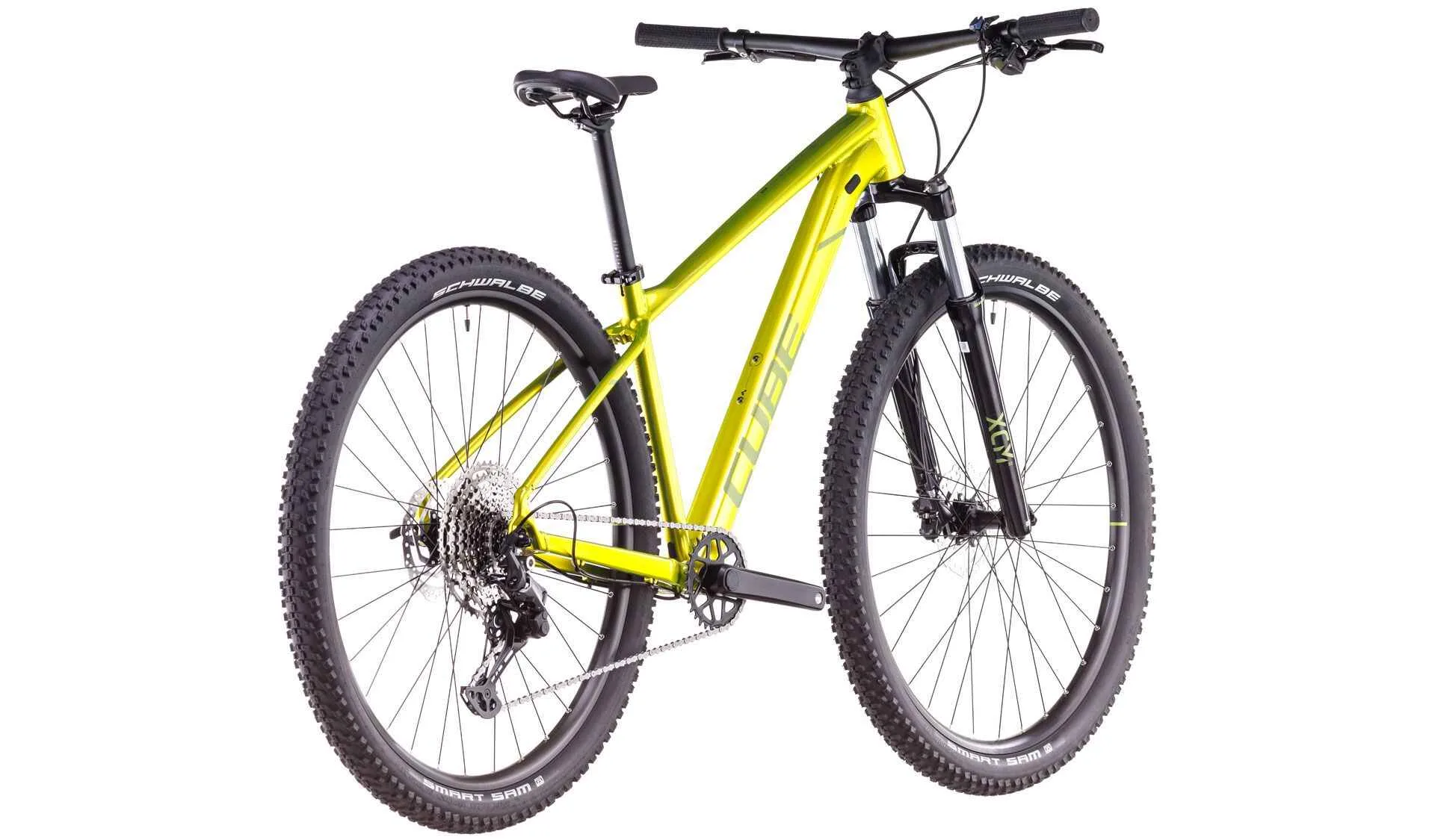 Bicicleta Cube Aim SLX flashlime juniper 17 29 M - imagine 3