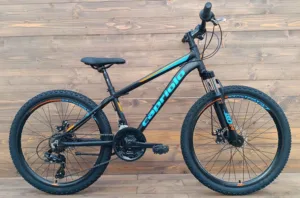 Bicicleta Capriolo 24 ZED cu cadru din aluminiu black blue orange 13