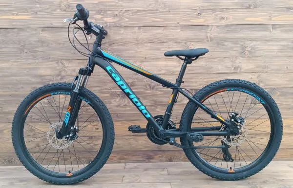 Bicicleta Capriolo 24 ZED cu cadru din aluminiu black blue orange 13 - imagine 2
