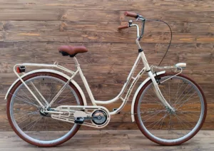 Bicicleta dama 28 Capriolo Bianka crem maro 1 viteza 20