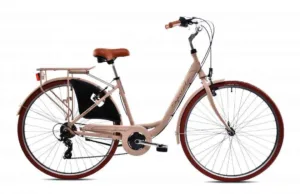 Bicicleta dama 28 Capriolo Diana-S aluminiu moca mat 18