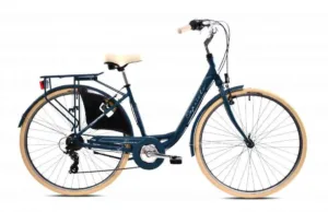 Bicicleta dama 28 Capriolo Diana-S aluminiu albastru mat 18