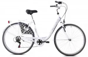 Bicicleta dama 28 Capriolo Diana City alb 18