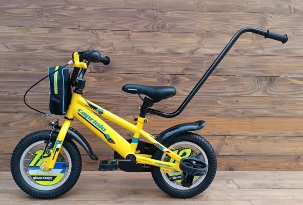 Bicicleta Capriolo Mustang yellow blue 12 - imagine 2