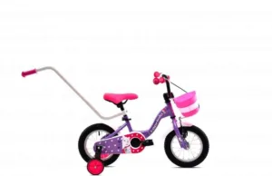 Bicicleta copii 12 Capriolo Viola violet pink