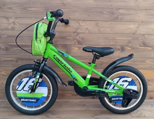 Bicicleta Capriolo Mustang green black 16 - imagine 2