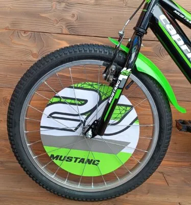 Bicicleta Capriolo Mustang black lime 20 - imagine 6