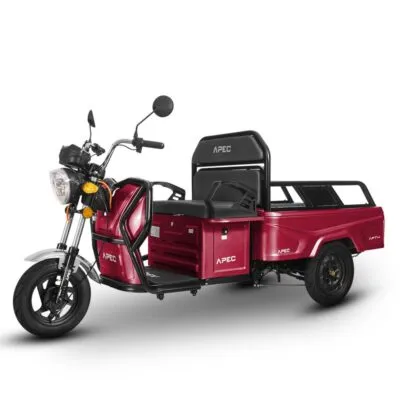 Triciclu electric model APT4 rosu 1000W fara permis 1 loc