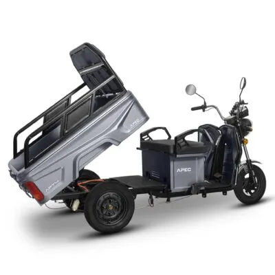 Triciclu electric model APT4 gri 1000W fara permis 1 loc - imagine 2