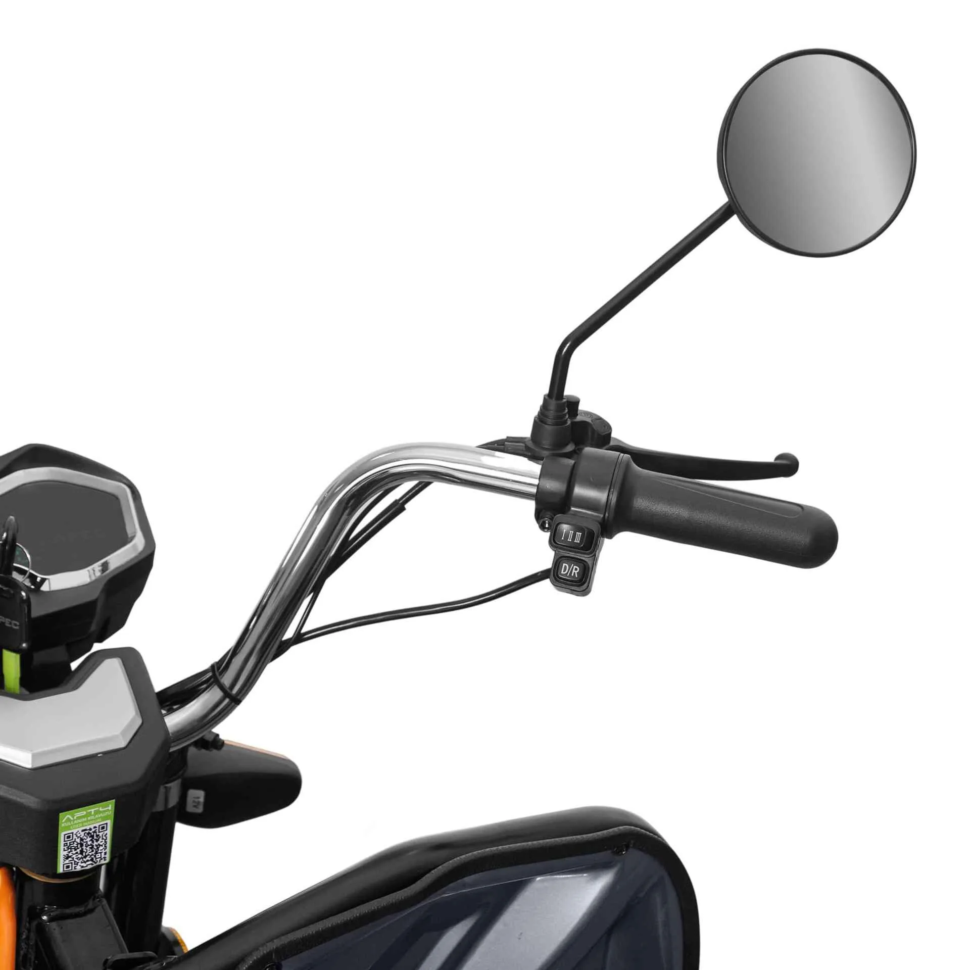 Triciclu electric model APT4 gri 1000W fara permis 1 loc - imagine 10