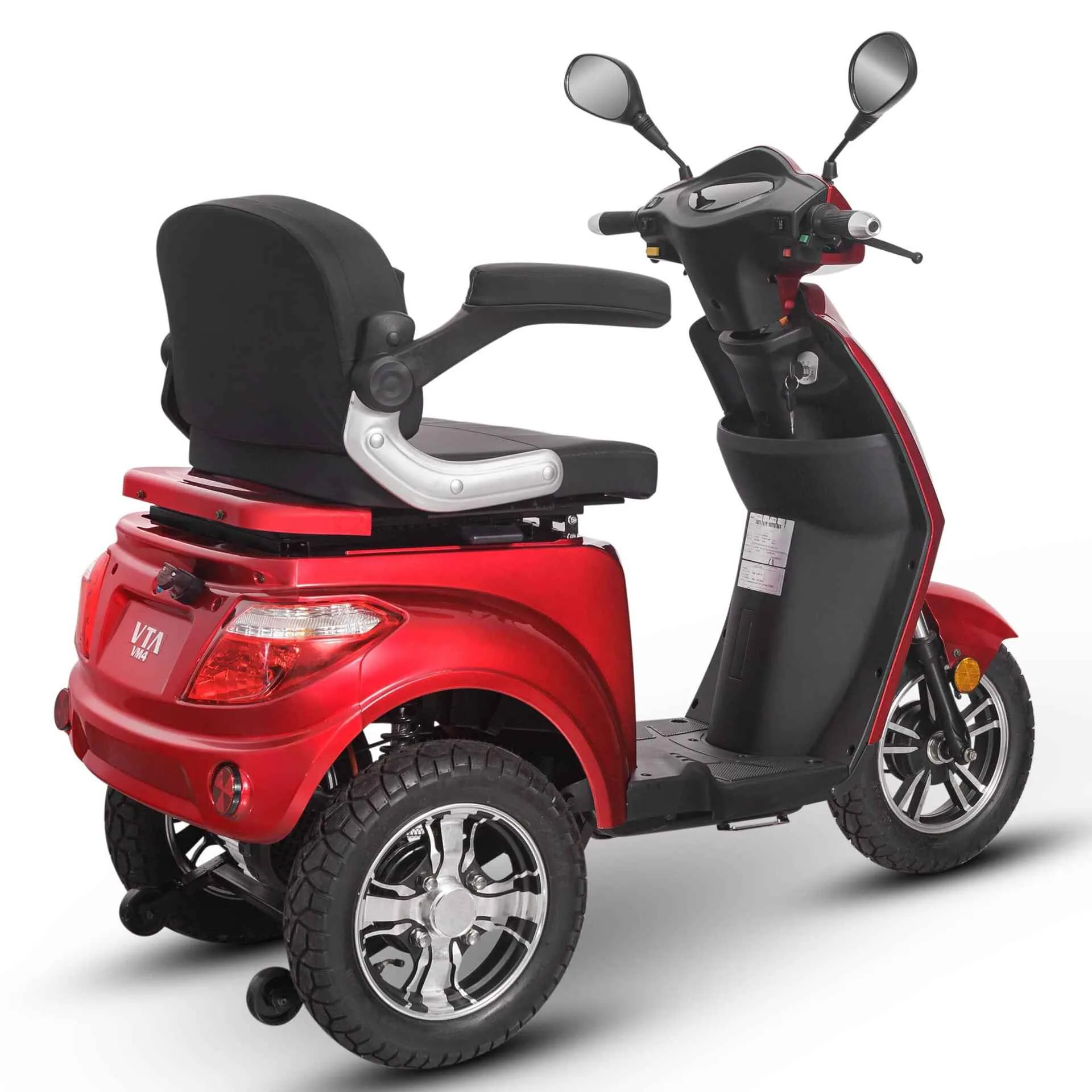 Triciclu electric model VM4 rosu 1000 W fara permis 1 loc - imagine 2