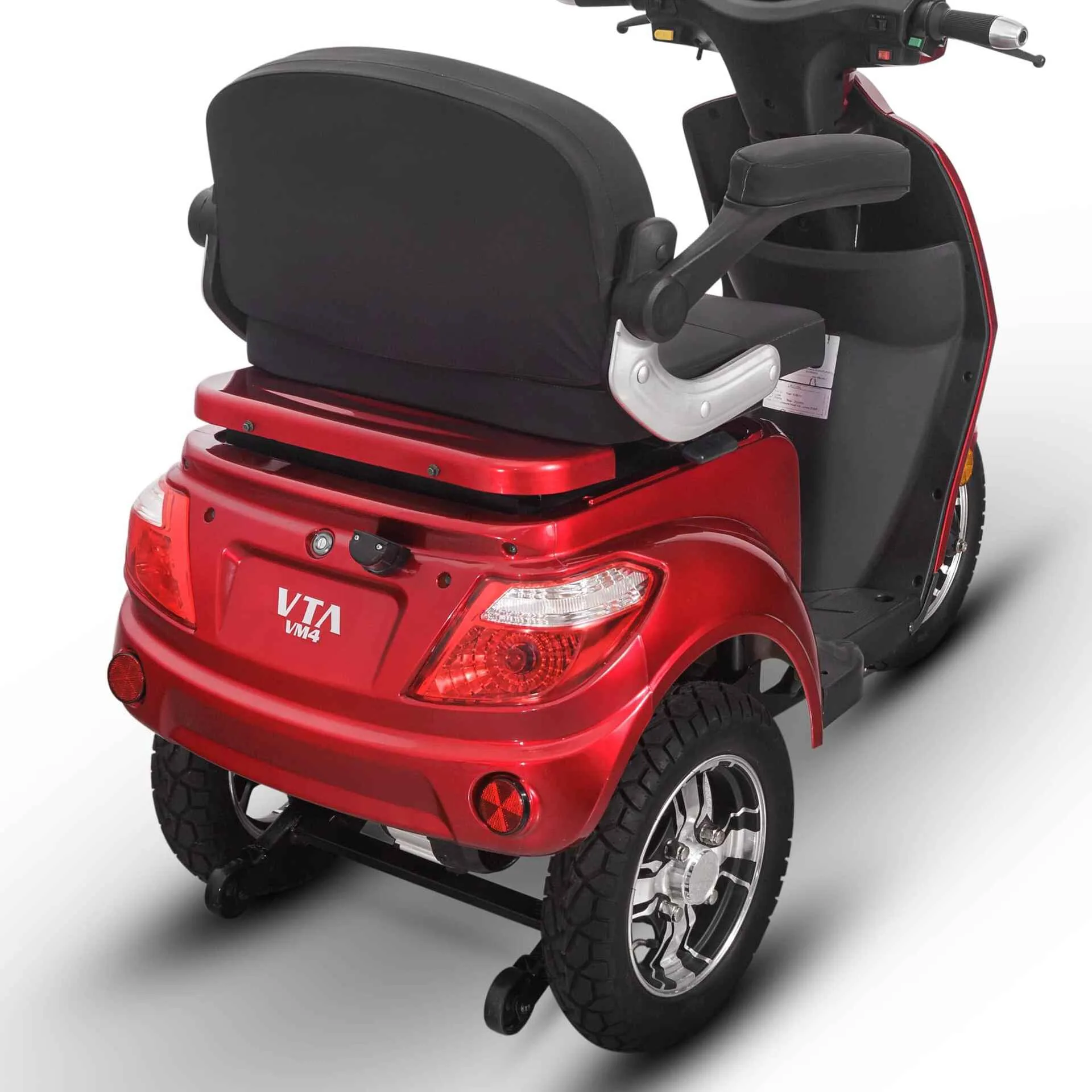 Triciclu electric model VM4 rosu 1000 W fara permis 1 loc - imagine 3