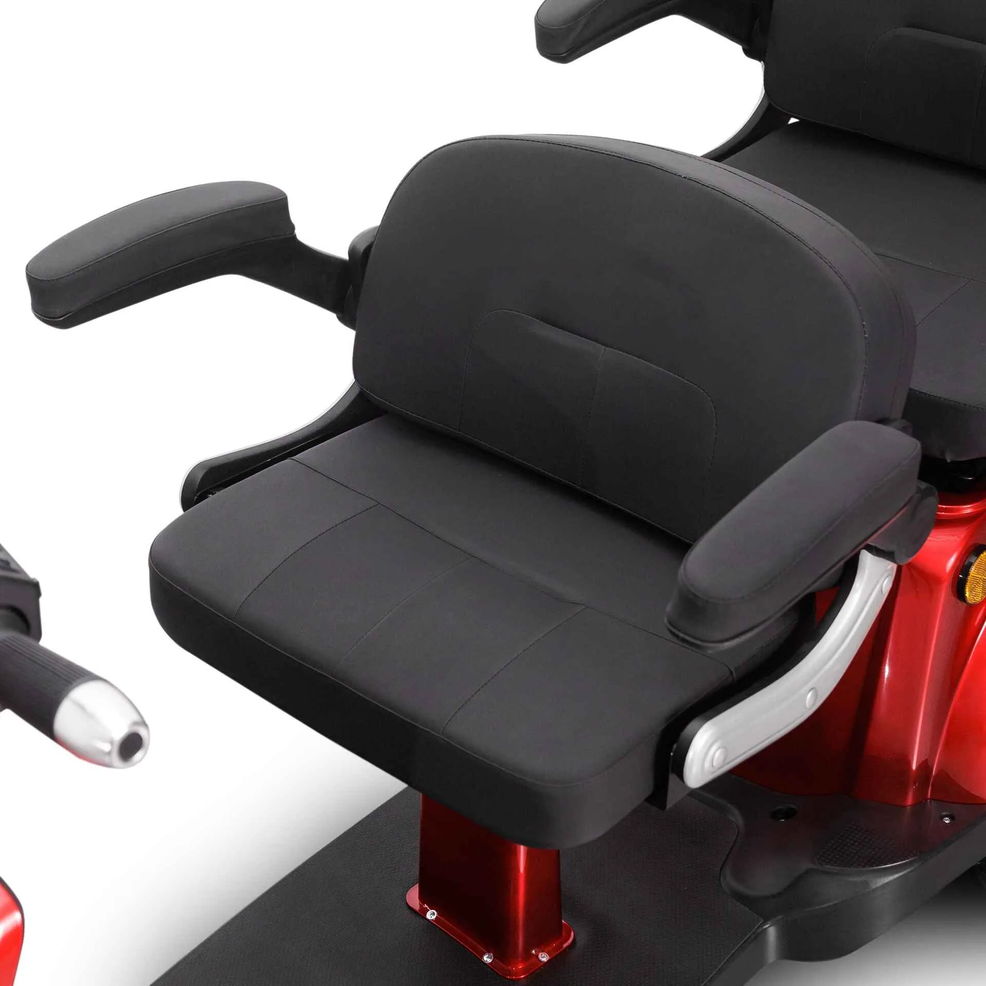 Triciclu electric model VM4+ rosu 1000W fara permis 2 locuri - imagine 4