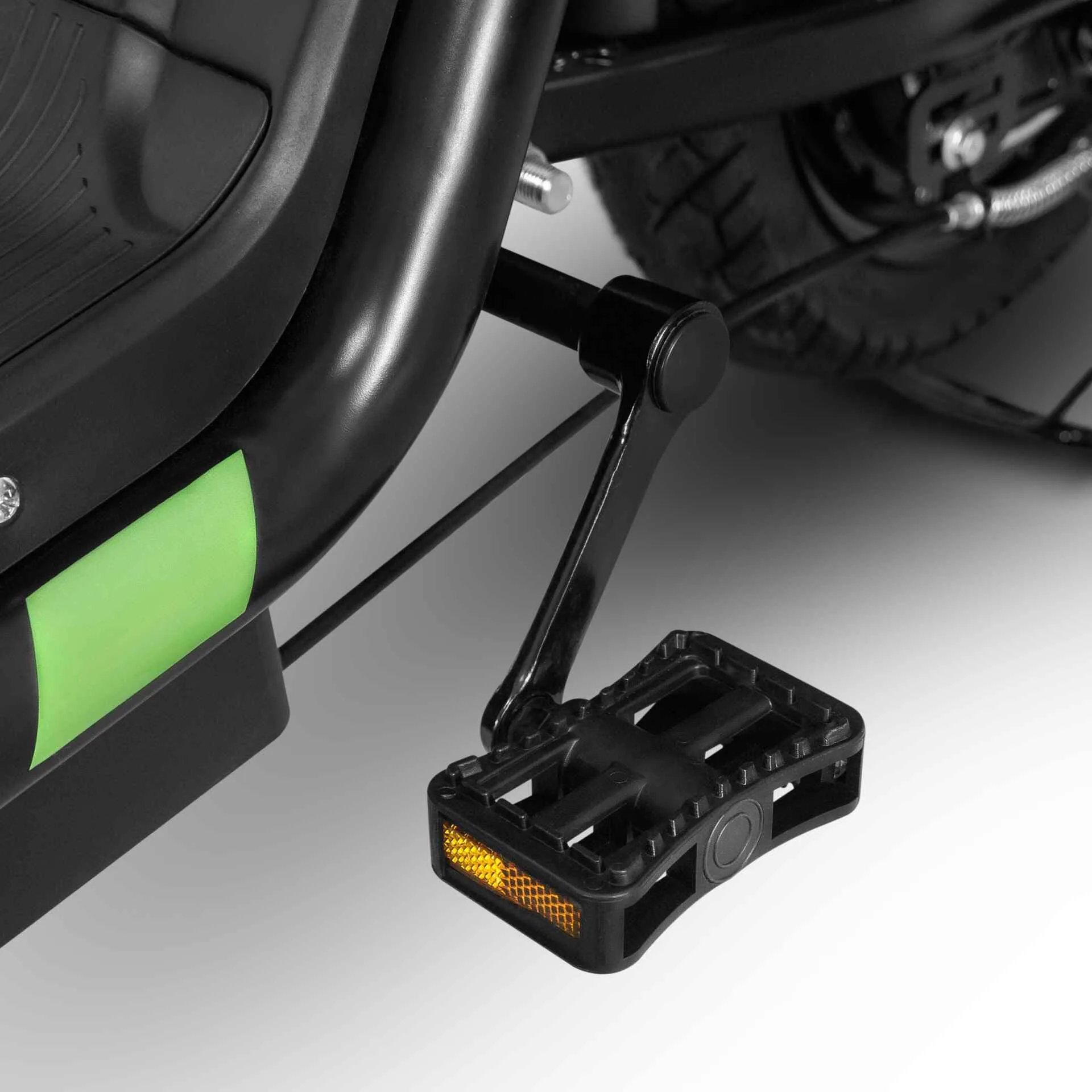 Scuter electric model VSM negru cu pedale 220W fara permis 1 loc - imagine 11