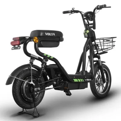 Scuter electric model VSM negru cu pedale 220W fara permis 1 loc - imagine 2