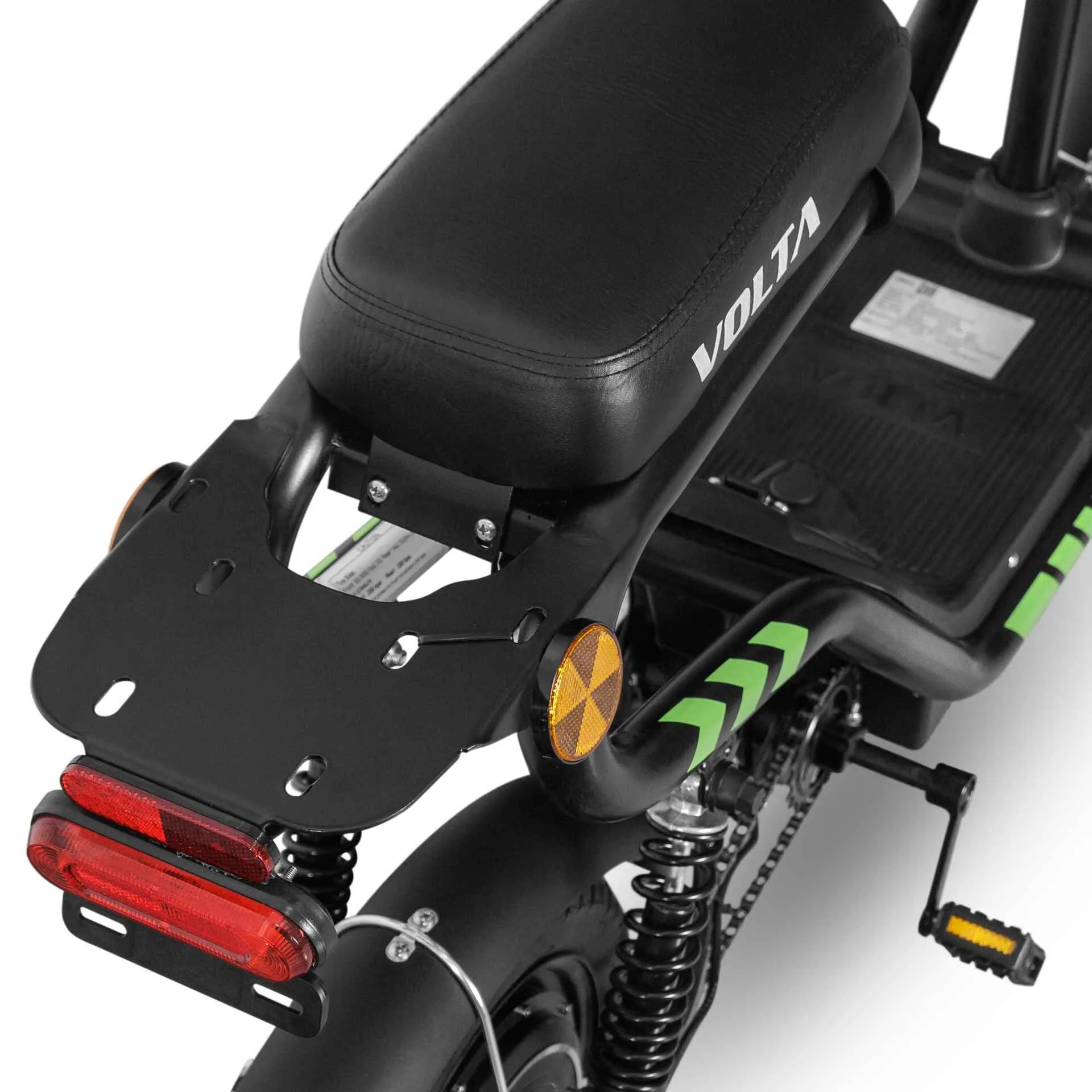 Scuter electric model VSM negru cu pedale 220W fara permis 1 loc - imagine 9