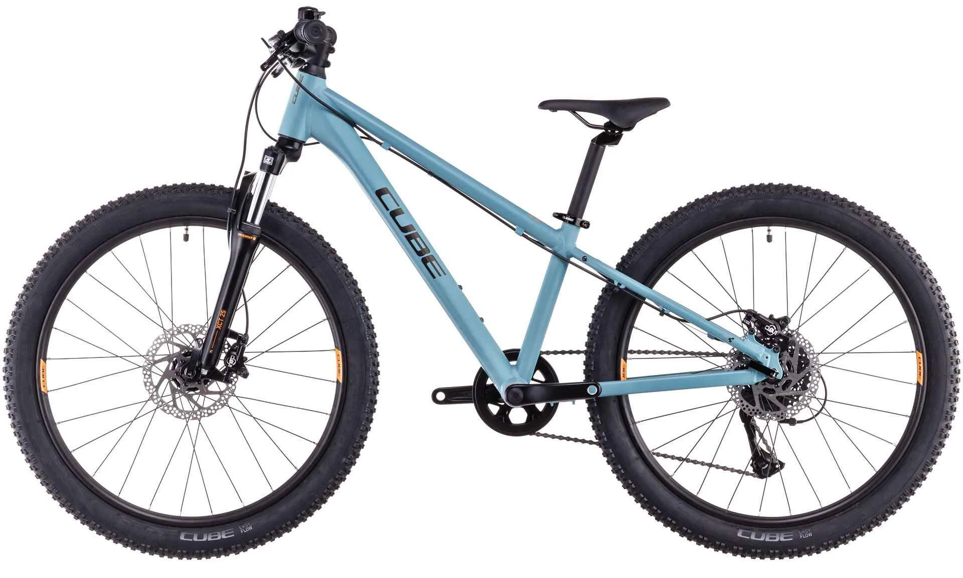 Bicicleta Cube Acid 240 Disc tealblue orange 24 - imagine 2