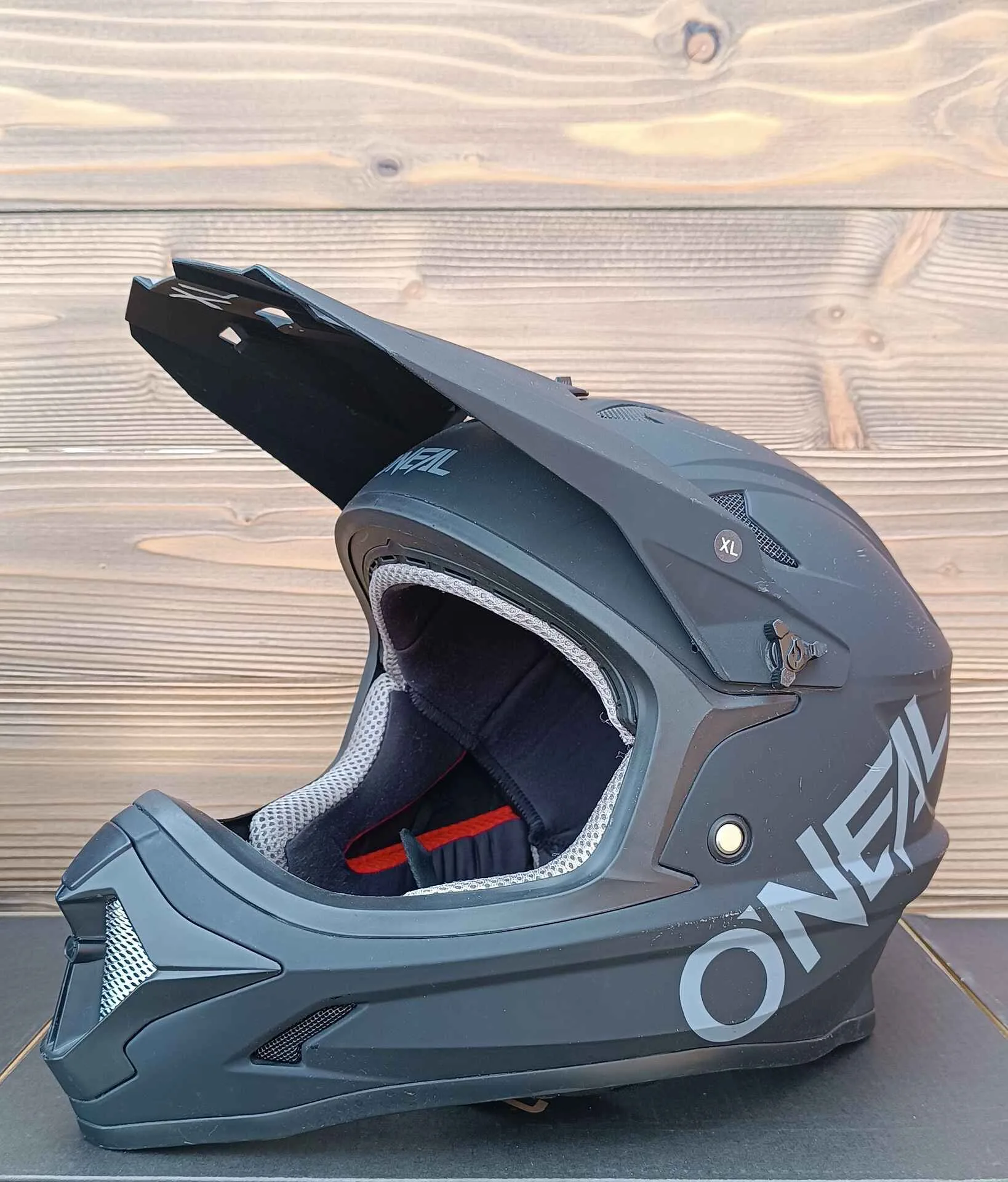 Casca second hand ONEAL Sonus Solid negru M - imagine 4